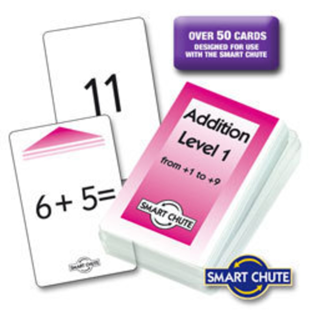 Addition Facts Chute Cards - Level 1 image 0